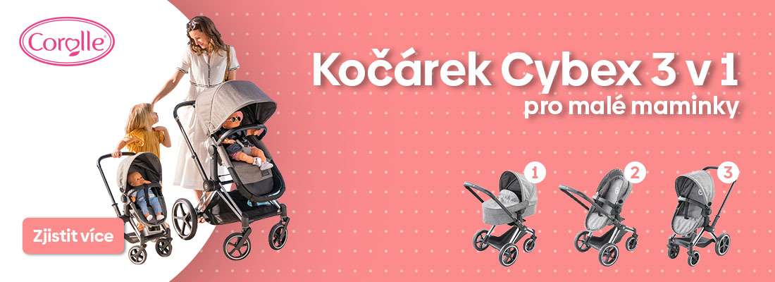 Corolle kočík Cybex 3v1